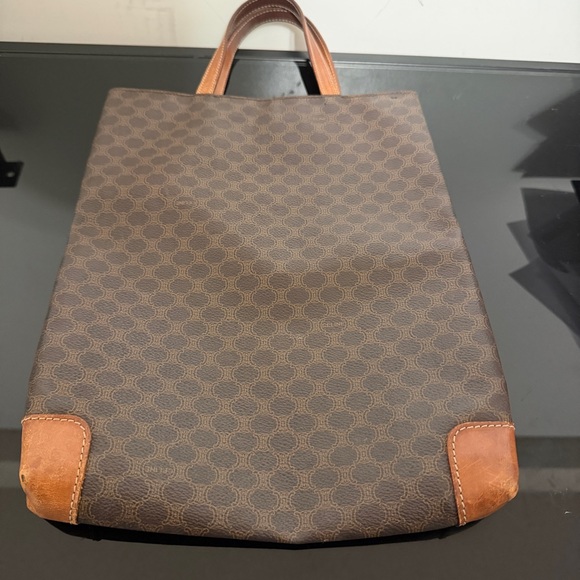 Celine Brown Macadam Small Tote Authentic - Picture 2 of 11